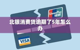 北银消费贷逾期了5年怎么办