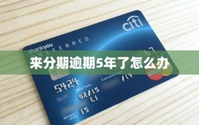 来分期逾期5年了怎么办