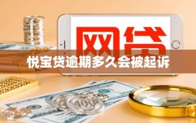 悦宝贷逾期多久会被起诉