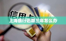 上海银行逾期三年怎么办