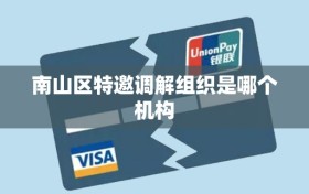 南山区特邀调解组织是哪个机构