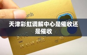 天津彩虹调解中心是催收还是催收