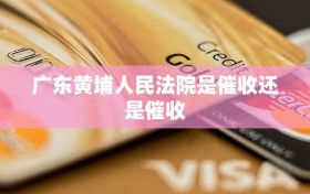 广东黄埔人民法院是催收还是催收