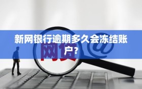 新网银行逾期多久会冻结账户？