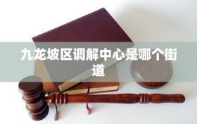 九龙坡区调解中心是哪个街道