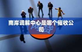 南岸调解中心是哪个催收公司