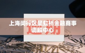 上海闵行区星虹桥金融商事调解中心
