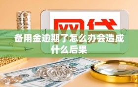 备用金逾期了怎么办会造成什么后果