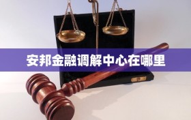 安邦金融调解中心在哪里