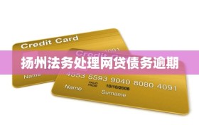 扬州法务处理网贷债务逾期