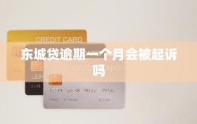 东城贷逾期一个月会被起诉吗