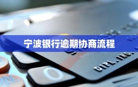 宁波银行逾期协商流程