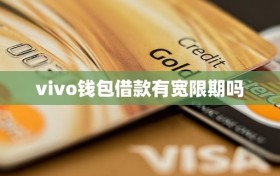 vivo钱包借款有宽限期吗