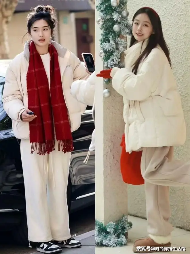 _杨幂阔腿裤街拍图片_灰色阔腿裤欧美街拍