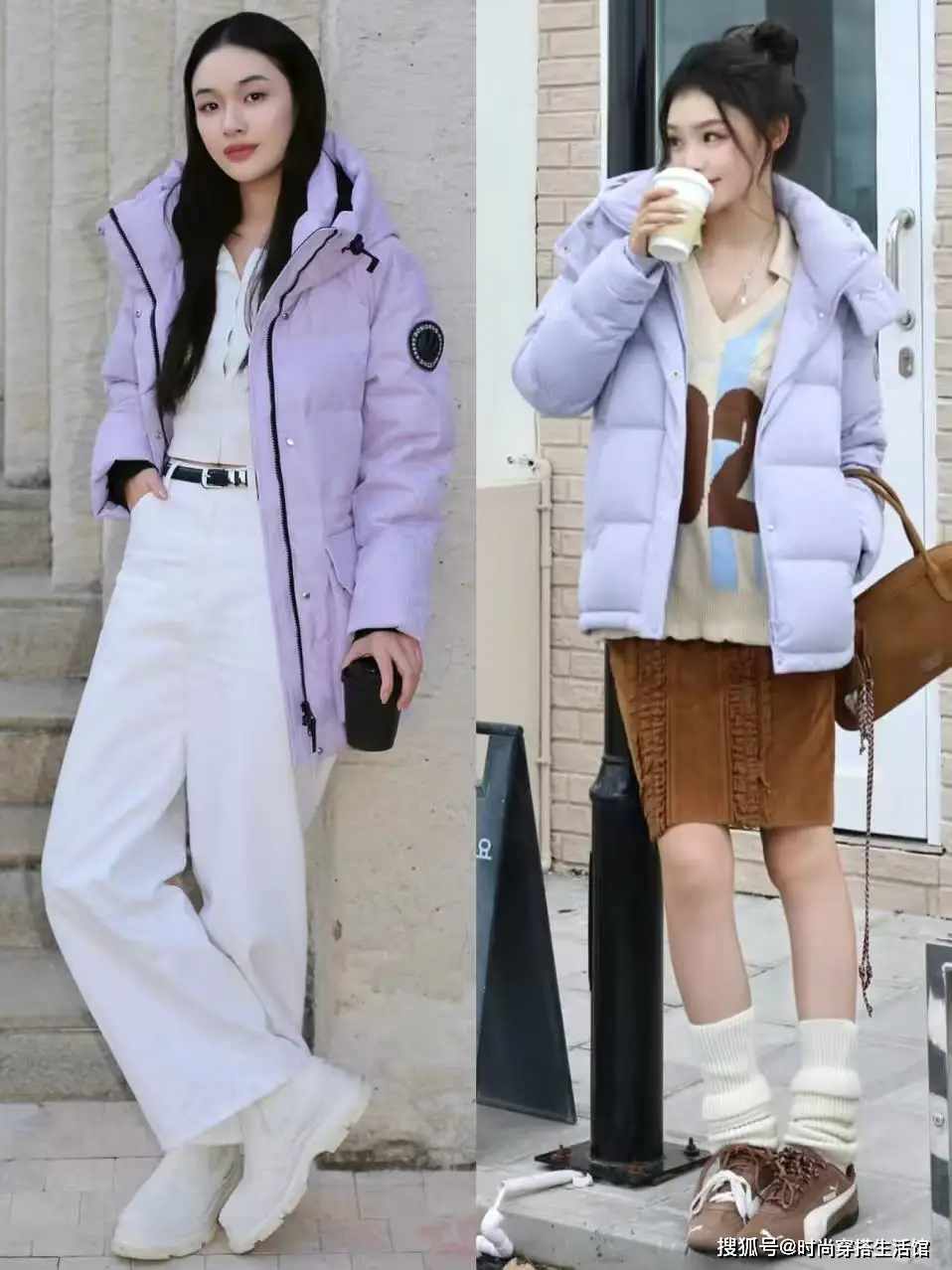 穿黑白富贵灰色羽绒服的女生__穿黑白富贵灰色羽绒服显白吗