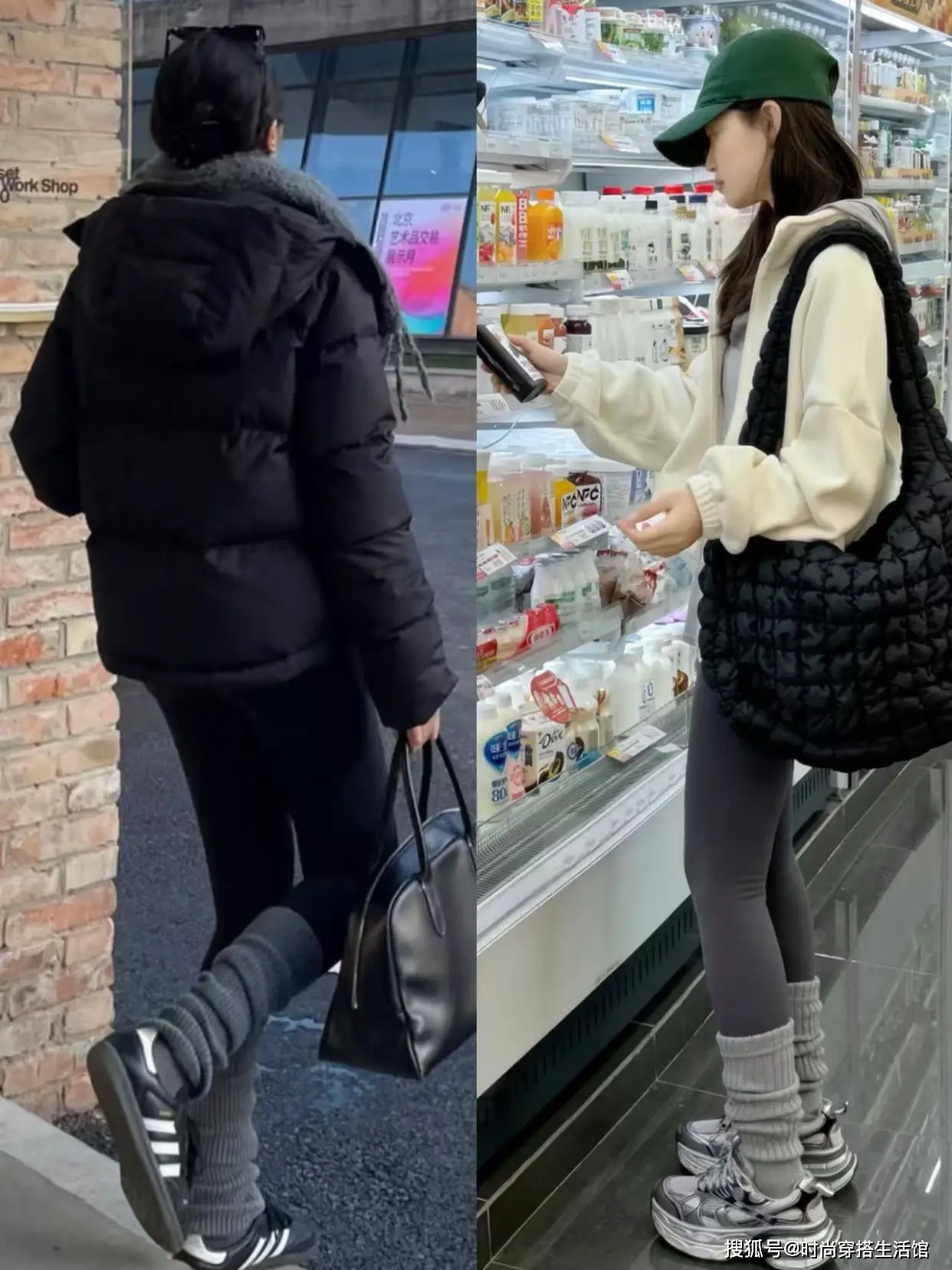 _堆堆袜的穿法视频_网红堆堆袜的穿法视频