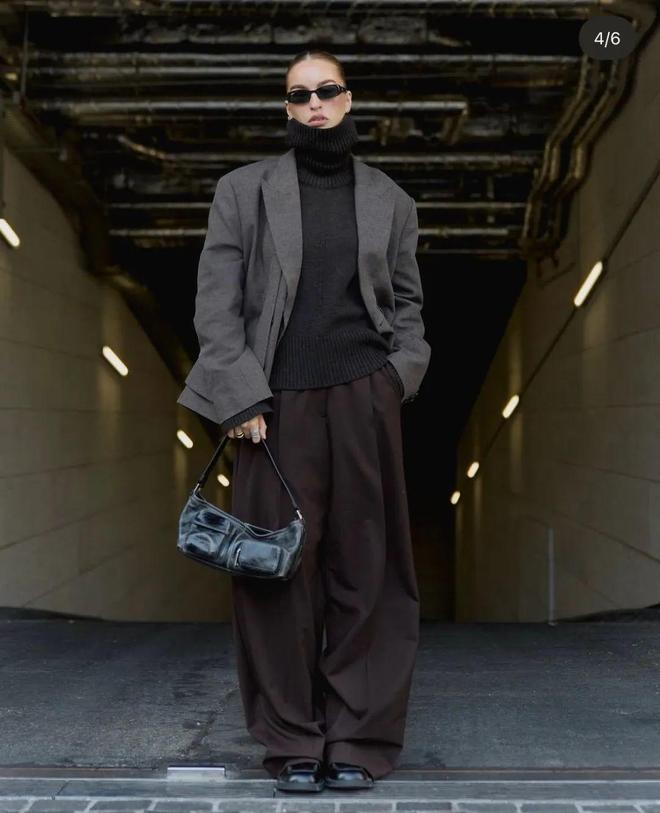 灰棕色裤子_灰色裤子配棕色上衣好看吗_