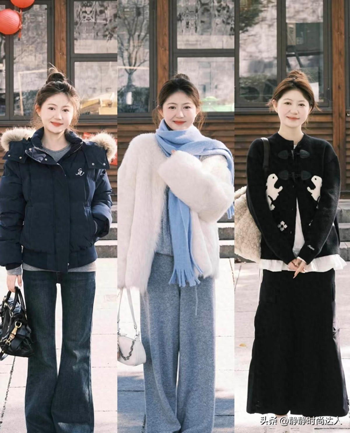 秋冬围巾穿搭__冬季百搭围巾