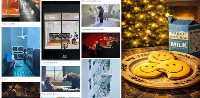 库克发了张疑似 AI 生图，把反 AI 神剧《同乐者》给背刺了__库克发了张疑似 AI 生图，把反 AI 神剧《同乐者》给背刺了