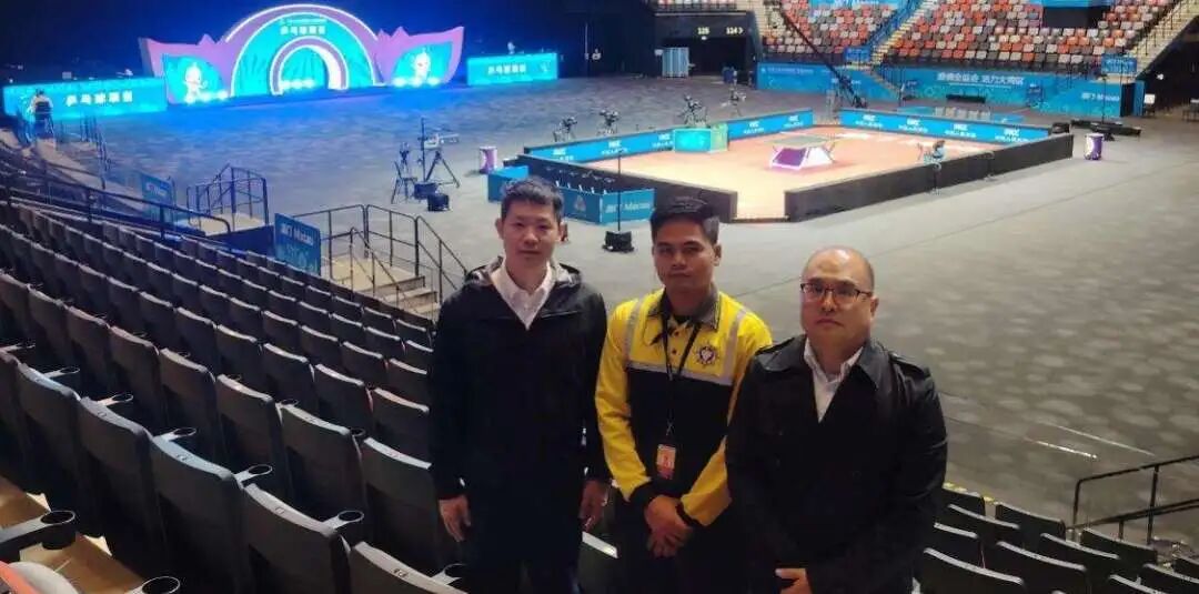 人保香港工作专班在澳门赛区场馆与运营方联合风勘,圆满完成十五运会港澳赛区保障任务