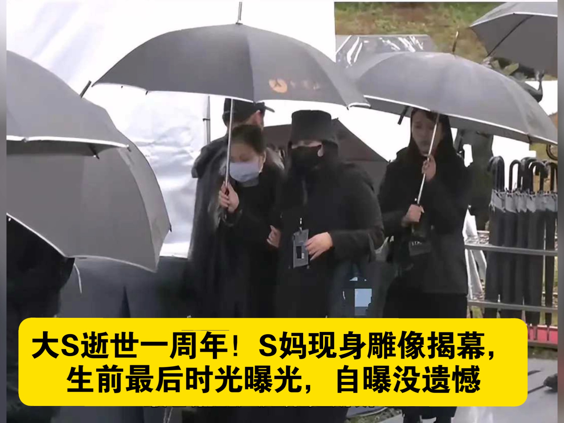 大S周年祭成闹剧:雕像翻车、小S狂笑不合时宜、儿女缺席令人寒心_大S周年祭成闹剧:雕像翻车、小S狂笑不合时宜、儿女缺席令人寒心_