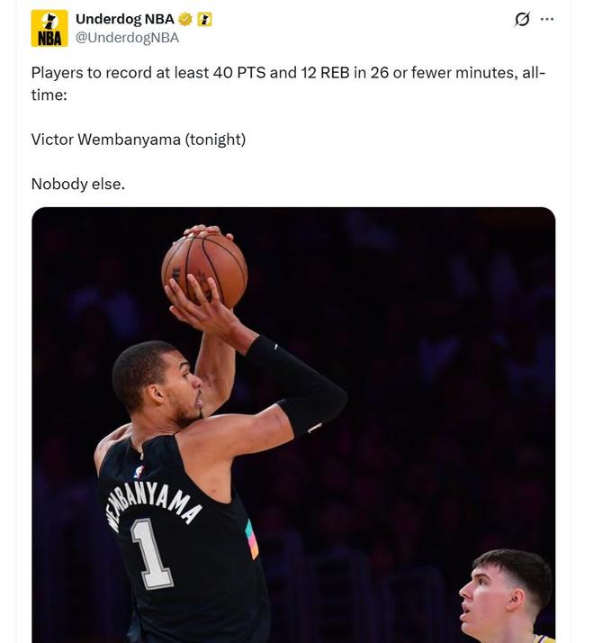 湖人马刺詹姆斯5记三分__詹皇狂砍46分湖人胜骑士