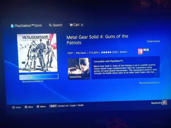 Fxxk科乐美？MGS大师合集2公布后 PS3老版本遭下架_Fxxk科乐美？MGS大师合集2公布后 PS3老版本遭下架_