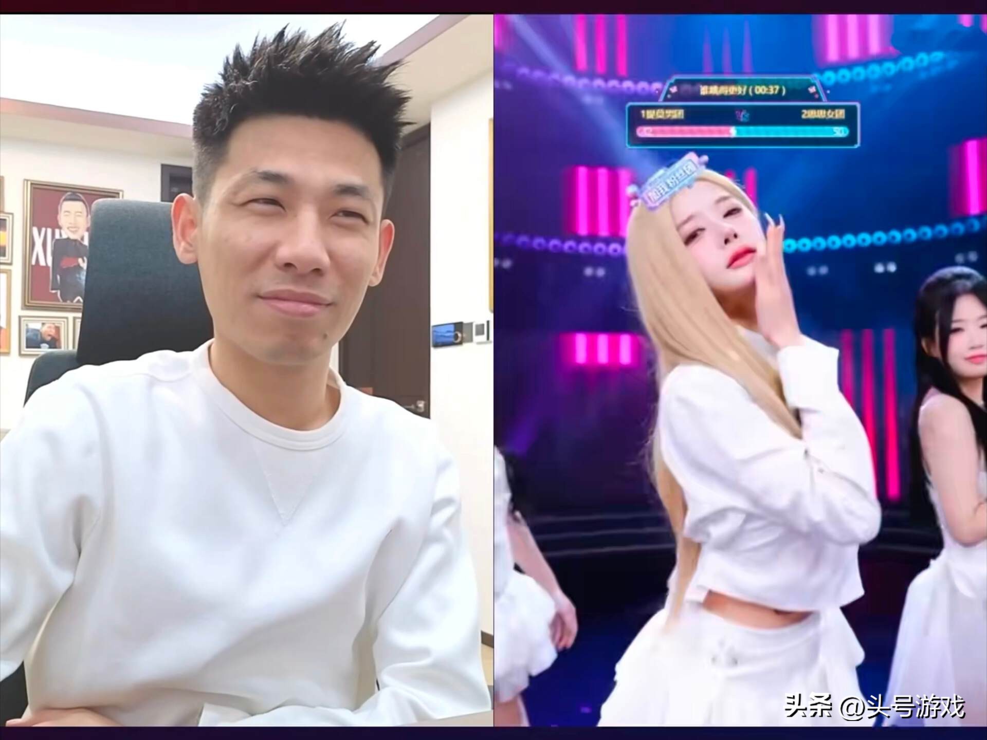 冯提莫旗下女主播首秀，邀请旭旭宝宝互动，宝哥：身高差有点大！__冯提莫旗下女主播首秀，邀请旭旭宝宝互动，宝哥：身高差有点大！