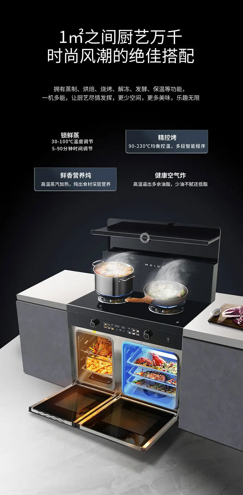 _集成厨房灶台_厨房用集成灶怎么装修