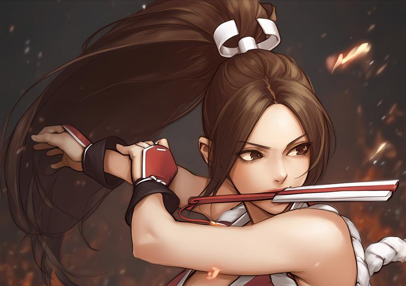 不知火舞联动吃鸡后彻底放飞自我，胸围多大SNK说了都不算__不知火舞联动吃鸡后彻底放飞自我，胸围多大SNK说了都不算